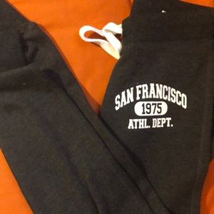 San Francisco sweat pants